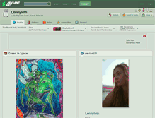 Tablet Screenshot of lennylein.deviantart.com