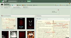 Desktop Screenshot of kingteddy.deviantart.com