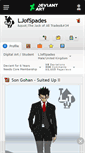 Mobile Screenshot of ljofspades.deviantart.com