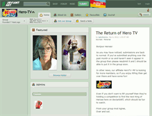 Tablet Screenshot of hero-tv.deviantart.com