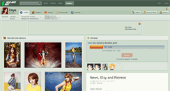 Desktop Screenshot of lleye.deviantart.com