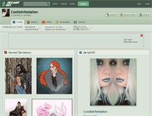 Tablet Screenshot of cootieinfestation.deviantart.com
