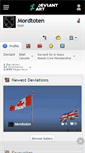 Mobile Screenshot of mordtoten.deviantart.com
