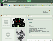 Tablet Screenshot of diodki.deviantart.com