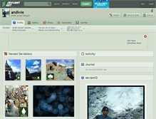 Tablet Screenshot of andiwie.deviantart.com