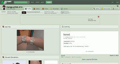 Desktop Screenshot of manga-artist-414.deviantart.com