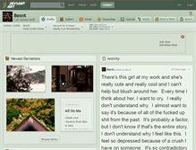Tablet Screenshot of bexnt.deviantart.com