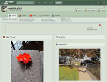 Tablet Screenshot of metallica561.deviantart.com