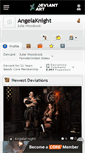 Mobile Screenshot of angelaknight.deviantart.com