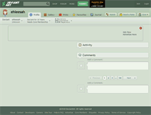 Tablet Screenshot of ehleesah.deviantart.com