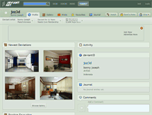 Tablet Screenshot of joz3d.deviantart.com