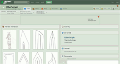 Desktop Screenshot of etherseraph.deviantart.com