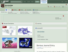 Tablet Screenshot of dowzerdee.deviantart.com