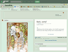 Tablet Screenshot of dazedpink.deviantart.com