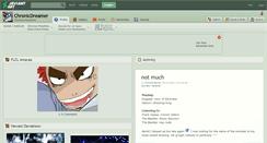 Desktop Screenshot of chronicdreamer.deviantart.com