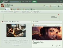 Tablet Screenshot of daninaimare.deviantart.com