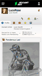 Mobile Screenshot of lucerose.deviantart.com