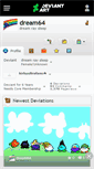 Mobile Screenshot of dream64.deviantart.com