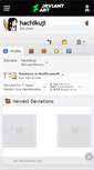 Mobile Screenshot of hachikuji.deviantart.com
