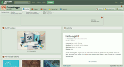 Desktop Screenshot of frozendagger.deviantart.com