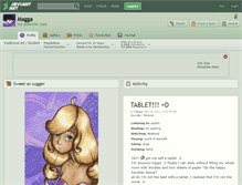 Tablet Screenshot of magga.deviantart.com