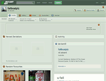Tablet Screenshot of failboatplz.deviantart.com