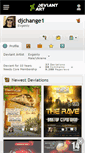 Mobile Screenshot of djchange1.deviantart.com