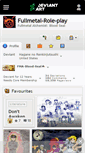 Mobile Screenshot of fullmetal-role-play.deviantart.com