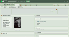 Desktop Screenshot of dark-demon-within.deviantart.com