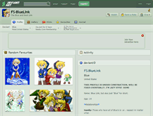 Tablet Screenshot of fs-bluelink.deviantart.com