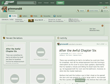 Tablet Screenshot of grimmons88.deviantart.com