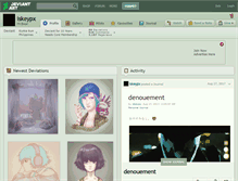 Tablet Screenshot of iskeypx.deviantart.com