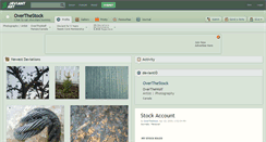 Desktop Screenshot of overthestock.deviantart.com