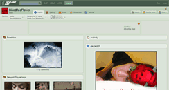 Desktop Screenshot of bloodredflower.deviantart.com