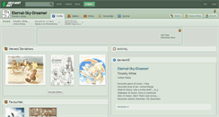Desktop Screenshot of eternal-sky-dreamer.deviantart.com