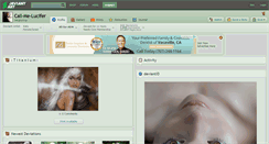 Desktop Screenshot of call-me-lucifer.deviantart.com