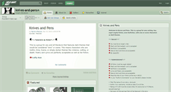 Desktop Screenshot of knives-and-pens.deviantart.com