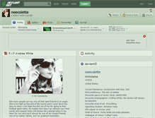 Tablet Screenshot of neecolette.deviantart.com