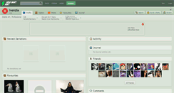 Desktop Screenshot of ivenzia.deviantart.com
