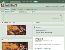 Tablet Screenshot of magoichi-saika-fc.deviantart.com