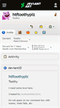 Mobile Screenshot of htftoothyplz.deviantart.com