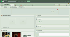 Desktop Screenshot of impbeast.deviantart.com