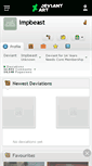 Mobile Screenshot of impbeast.deviantart.com