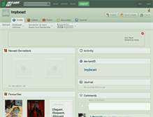 Tablet Screenshot of impbeast.deviantart.com