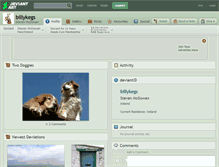 Tablet Screenshot of billykegs.deviantart.com