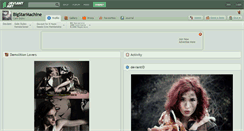 Desktop Screenshot of bigstarmachine.deviantart.com