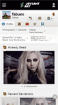 Mobile Screenshot of fabuex.deviantart.com