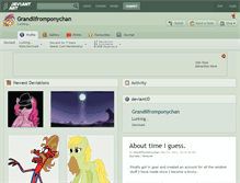 Tablet Screenshot of grandilfromponychan.deviantart.com