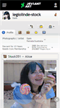 Mobile Screenshot of legiolinde-stock.deviantart.com
