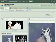 Tablet Screenshot of neomelodramatic.deviantart.com